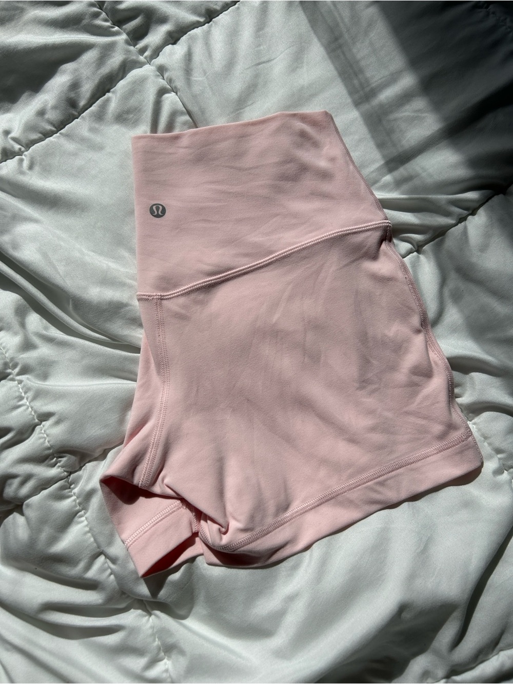lululemon Align Light Pink High-Rise Shorts 4” Size 8
